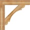 Ekena Millwork Olympic Block Rough Sawn Bracket, Western Red Cedar, 6"W x 38"D x 38"H BKT06X38X38OLY05RWR - alternate 4